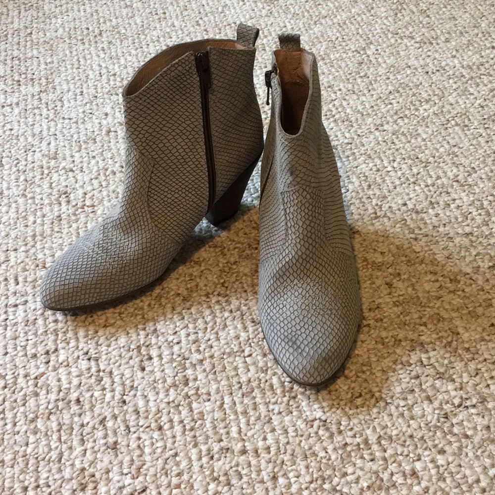 Grey booties